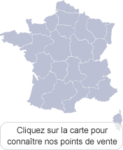 Carte de France des distributeurs