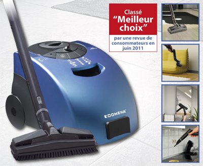 Un nettoyeur vapeur CS 4 de DOMENA et la saleté s'envole !