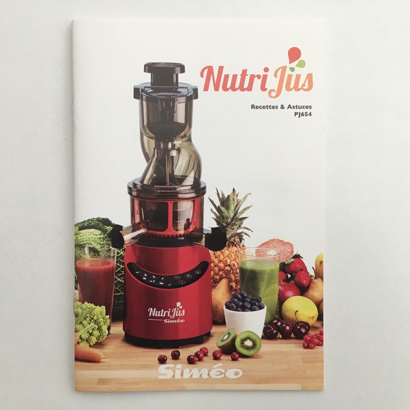 Petit livre de recettes pour extracteur de jus avec conseils et astuces Petit livre de recettes pour extracteur de jus avec conseils et astuces